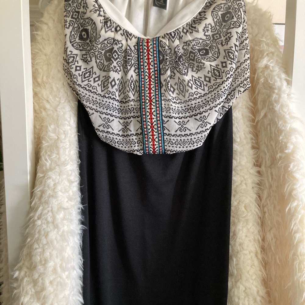 Wedding Season Strapless print dress🖤